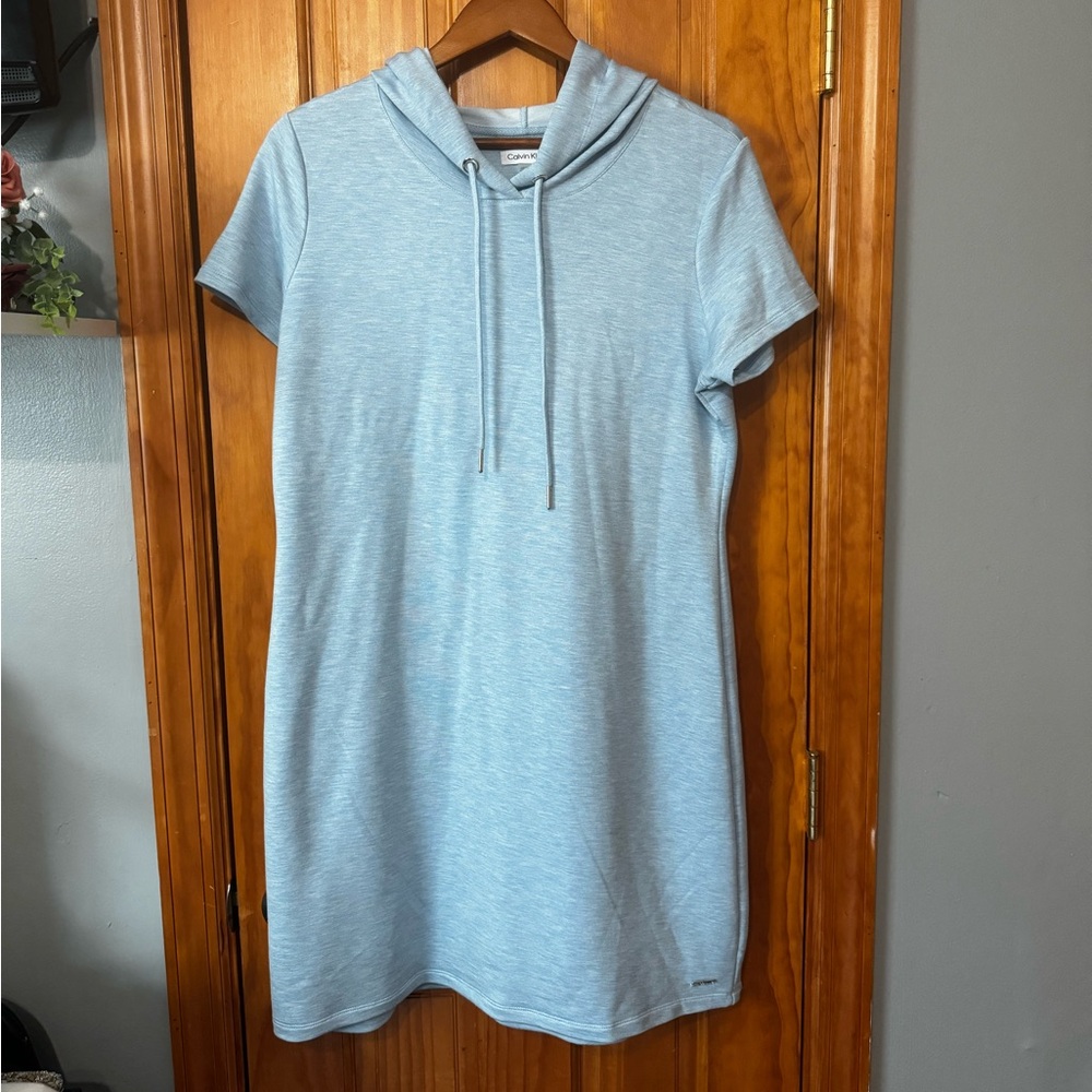 Calvin Kline Baby blue Sweatshirt Dress